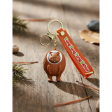 3D PVC Figure Keychain - Italian Brainrot - Capybara Daruma Doll