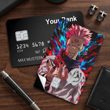 Credit Card Skin Sticker - Jujutsu Kaisen - Sukuna - Holographic