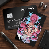 Credit Card Skin Sticker - Jujutsu Kaisen - Fiery Pink Duo