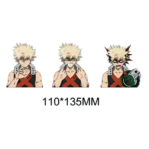 3D Lenticular Sticker - My Hero Academia - Katsuki Bakugo Hero Costume & Grenade Gauntlet