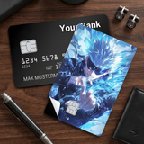 Credit Card Skin Sticker - Jujutsu Kaisen - Satoru Gojo Blue Cursed Energy - Holographic