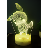 3D LED Night Light - Pokémon - Pikachu (2)