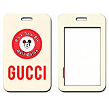 ID Card Badge Holder - Mickey & Friends - Mickey Mouse Head Red Circle Gucci