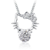 Necklace - Sanrio - Hello Kitty Zircon Sterling Silver