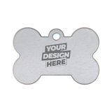 Premium Laser Engraving - Aluminum Bone Pet Tag