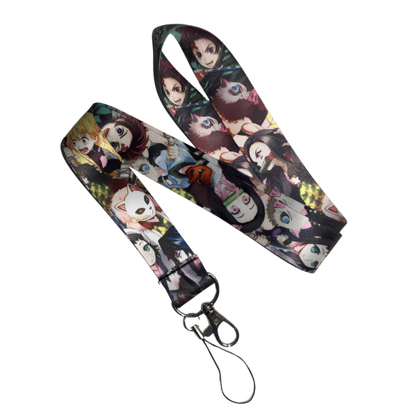 Lanyard - Demon Slayer - Character Faces Collage