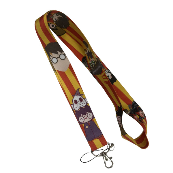 Lanyard - Harry Potter - Chibi Harry and Friends Stripes