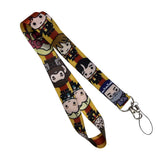 Lanyard - Harry Potter - Chibi Wizards Gryffindor Stripes