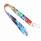 Lanyard - Cars - Multi-Character Racing Blue Red