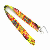 Lanyard - Cars (Disney Pixar) - Lightning McQueen Checkered Flag Race Yellow