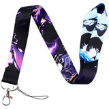 Lanyard - Solo Leveling - Sung Jinwoo Shadow Monarch and God Statue