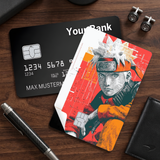 Credit Card Skin Sticker - Naruto - Uzumaki Newspaper Collage Art