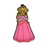 Mario Princess Peach PVC keychain