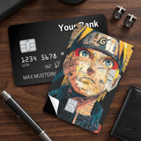 Credit Card Skin Sticker - Naruto - Uzumaki Abstract Painterly Portrait