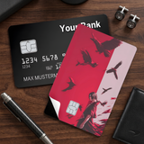 Credit Card Skin Sticker - Naruto - Itachi Uchiha With Flying Crows
