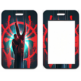 ID Card Badge Holder - Spider-Man - Miles Morales Peace Sign Web Glow