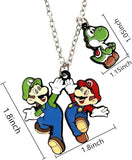 Necklace Set - Super Mario - Mario Luigi & Yoshi