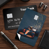 Credit Card Skin Sticker - Formula 1 - McLaren Orange Race Car (Sparks)