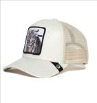 Snapback Cap - Animals - Tiger - White