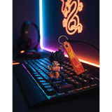 3D PVC Figure Keychain - Dragon Ball Z - Chibi Goku Powering Up
