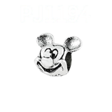 Bracelet Charm - Mickey Mouse - smiling Mickey Mouse face bead