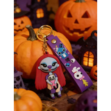 3D PVC Figure Keychain - The Nightmare Before Christmas - Sally Holding Doll
