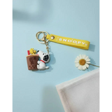 3D PVC Figure Keychain - Peanuts - Woodstock Bubble Tea