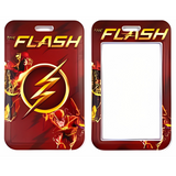 ID Card Badge Holder - DC Comics - The Flash Logo And Character Art