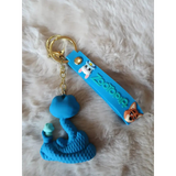 3D PVC Figure Keychain - Zootopia - Mr. Big In Tundra Town Outfit