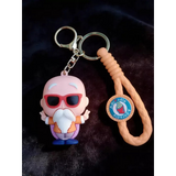 3D PVC Figure Keychain - Dragon Ball Z - Chibi Master Roshi Sunglasses