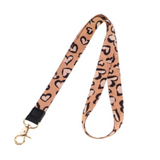 Lanyard - Leopard Print Hearts