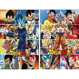 3D Lenticular Poster 12x16 - Dragon Ball - Goku, Vegeta, Frieza, Broly, Jiren