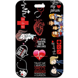 ID Card Badge Holder - Grey's Anatomy - Cast And Medical Icons