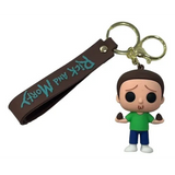 3D PVC Figure Keychain - Rick and Morty - Morty Smith Figure