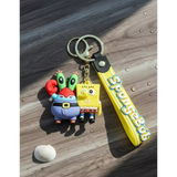 3D PVC Figure Keychain - SpongeBob SquarePants - Mr Krabs Spongebob Winking Duo