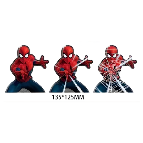 3D Lenticular Sticker - Marvel - Spider-Man Web Shooting Sequence