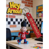 3D PVC Figure Keychain - Hey Arnold! - Gerald Running Red Shirt 33