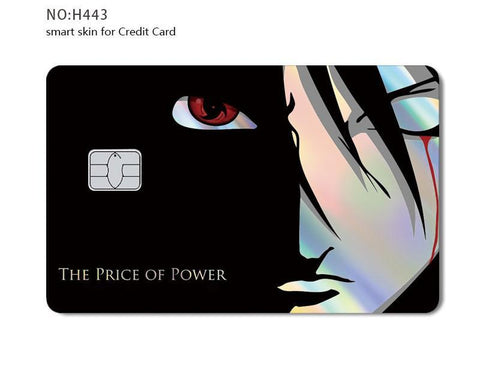 Credit Card Skin Sticker - Naruto - Itachi Uchiha - Holographic