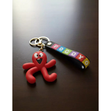 3D PVC Figure Keychain - Pocoyo Y Sus Amigos - Fred Octopus Dancing