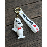 3D PVC Figure Keychain - Mr Peabody Y Amigos - Mr Peabody Waving