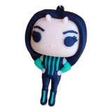 3D PVC Figure Keychain - Guardians of the Galaxy - Mantis Green Striped Jumpsuit