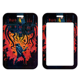 ID Card Badge Holder - Stranger Things - Eddie Munson Playing Guitar in the Upside Down