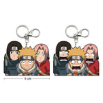 3D Lenticular Keychain - Naruto - Naruto, Sasuke & Sakura