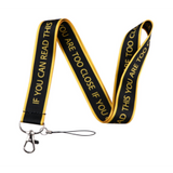 Lanyard - Social Distancing Quote