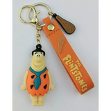 3D PVC Figure Keychain - Los Picapiedras - Classic Fred Flintstone