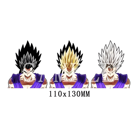 3D Lenticular Sticker - Dragon Ball - Gohan, Super Saiyan Gohan & Ultra Instinct Gohan