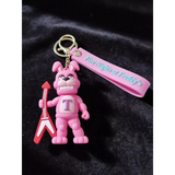 3D PVC Figure Keychain - Five Nights At Freddy'S Game Fnaf - Tangle Holding Guitar