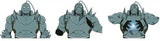 3D Lenticular Sticker - Fullmetal Alchemist - Alphonse Elric Armor Three Forms