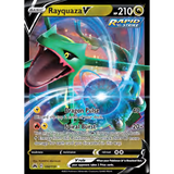 Card Keychain - Pokémon - Rayquaza V, basic Rapid Strike