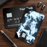 Credit Card Skin Sticker - One Piece - Luffy Gear 5 With Blue Energy - Holographic
